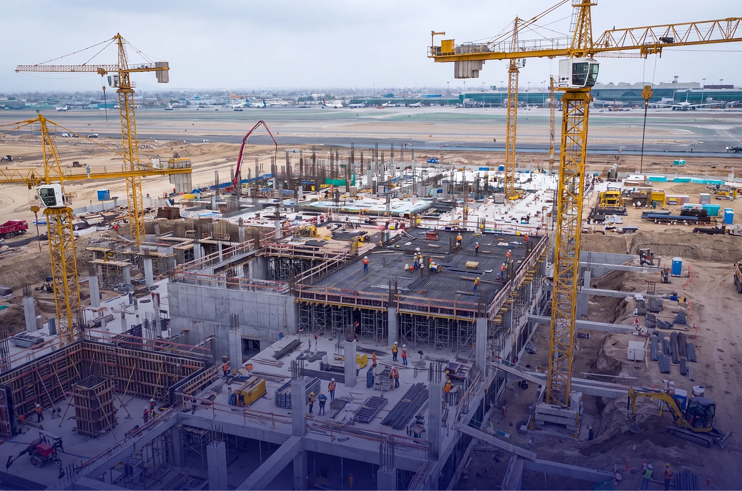 Obra de ampliación del Nuevo Aeropuerto Internacional Jorge Chávez