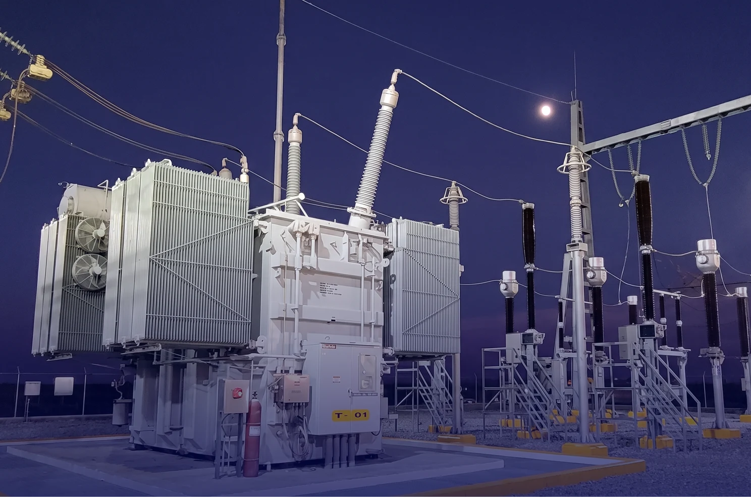 Montaje de la nueva subestación eléctrica en Huarmey